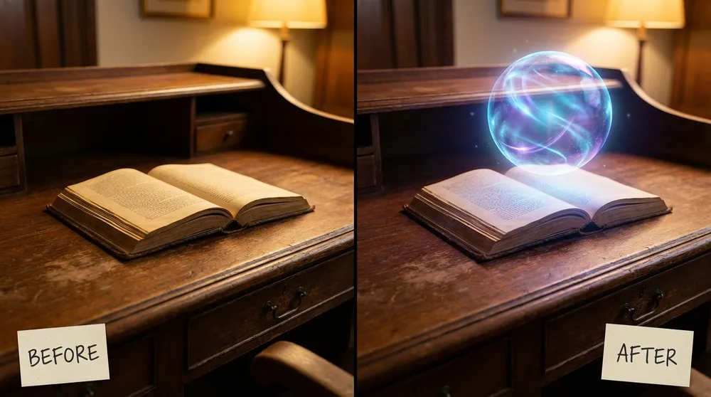 Add Object to Photo AI Text